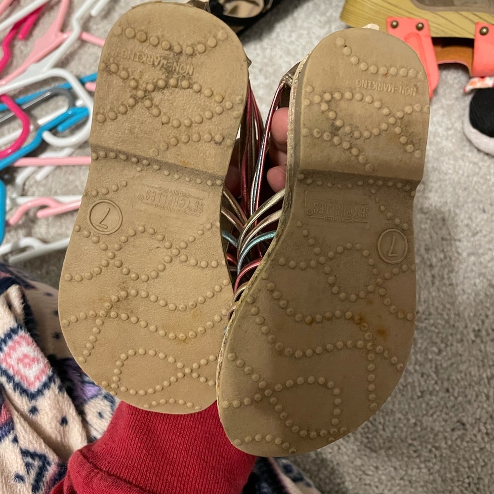 Rainbow sandals